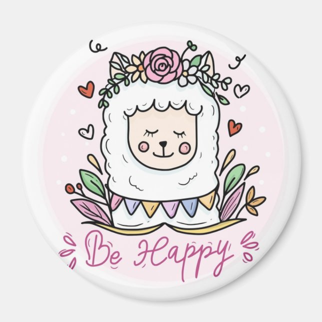 Aimant Llama (Devant)