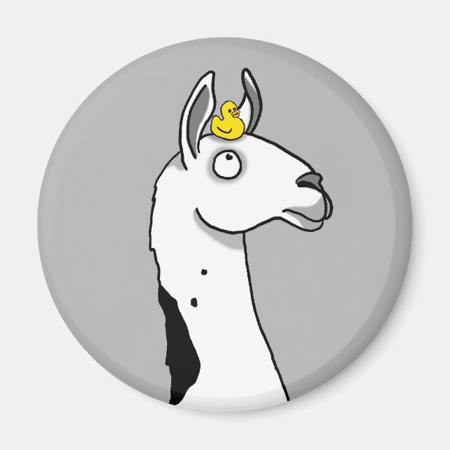 Aimant Llama Llama ...canard ? (Devant)