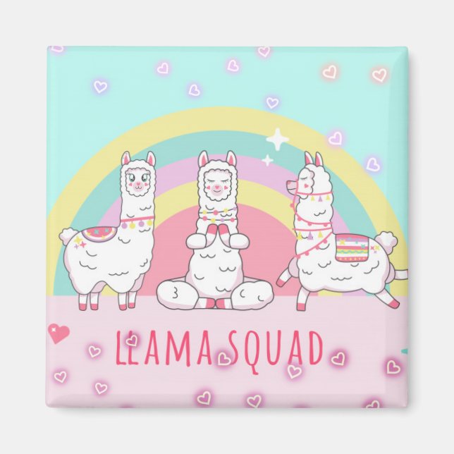 Aimant Llamas magiques (Devant)