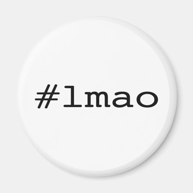 Aimant #lmao (hashtag twitter) (Devant)