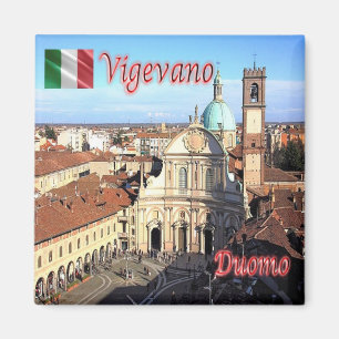Aimant LMD021 VIGEVANO La Cathédrale, Italie, Réfrigérate