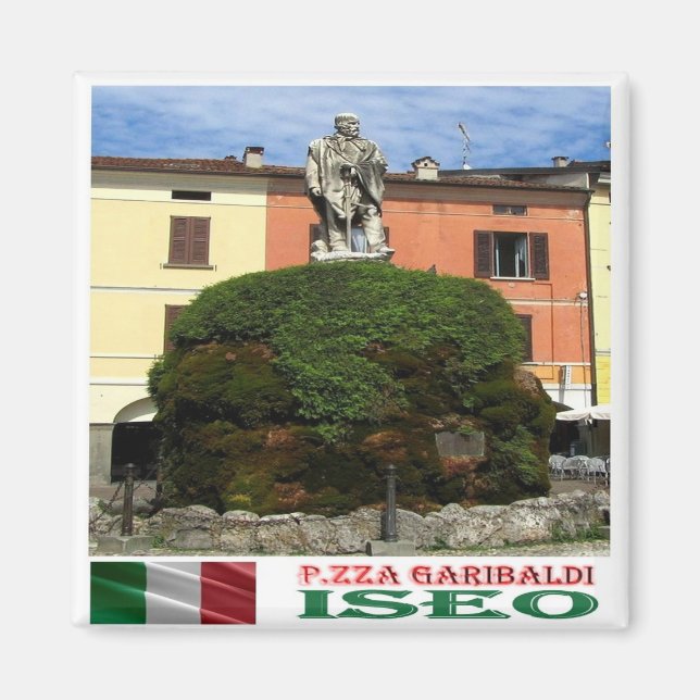 Aimant LMD078 ISEO  Statue of Giuseppe Garibaldi - Fridge (Devant)