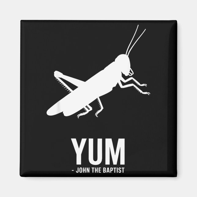 Aimant Locust John The Baptist Funny Christian New Testam (Devant)