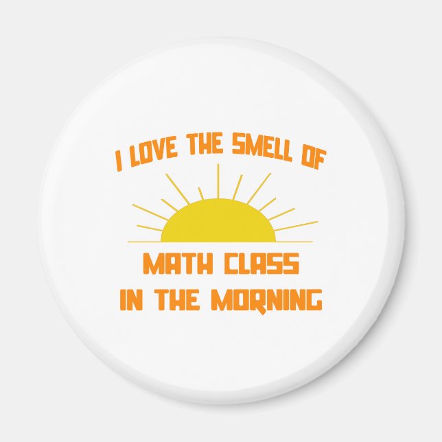 Aimant L'odeur de la classe mathématique du matin (Devant)