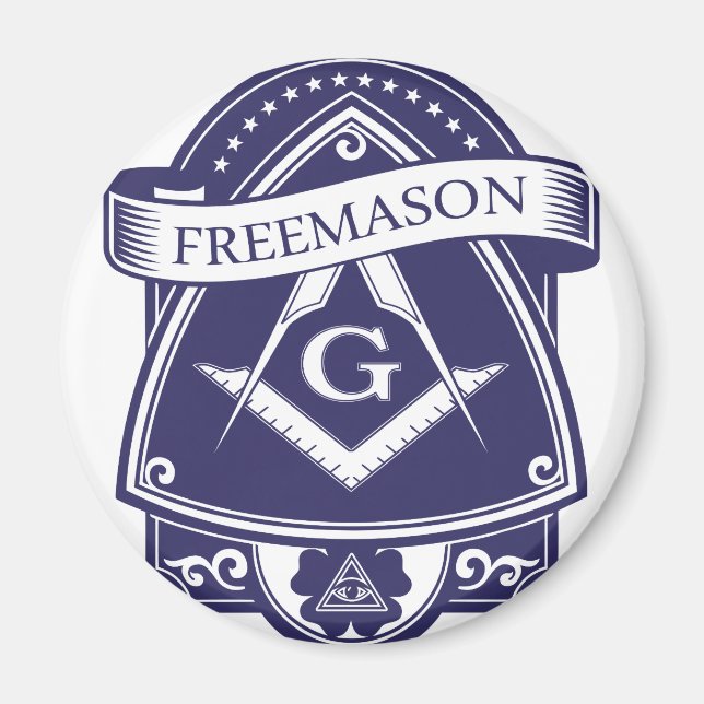 Aimant L'oeil de la Freemason Illuninati (Devant)