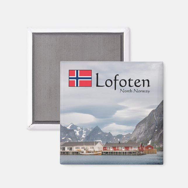 Aimant Lofoten Norvège (Recto/Verso)