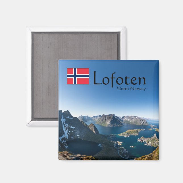 Aimant Lofoten Norvège (Recto/Verso)