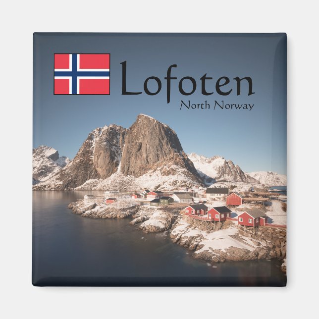 Aimant Lofoten Norvège Souvenir (Devant)