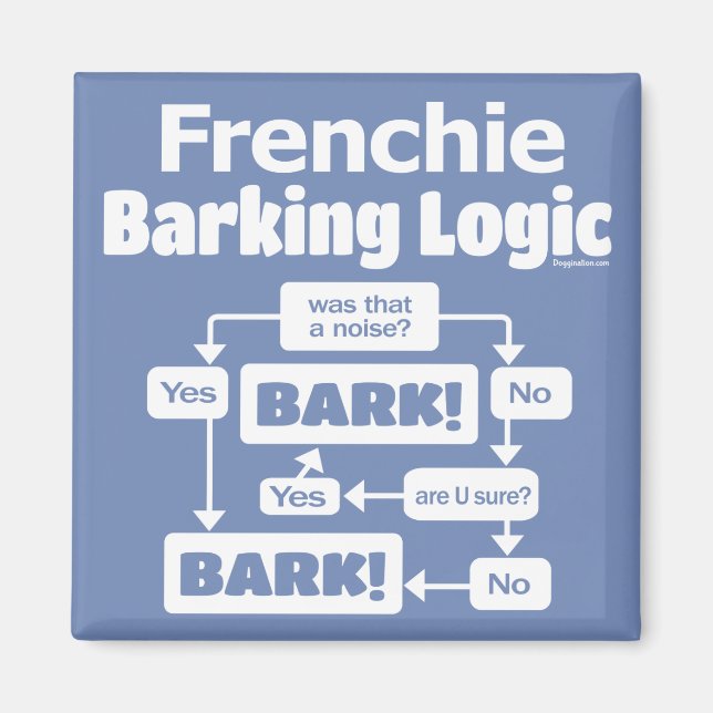 Aimant Logique de l'écorce française (Devant)