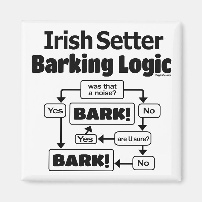 Aimant Logique irlandaise de l'écorce (Devant)