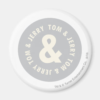 Aimant Logo 1 Tom et Jerry Round