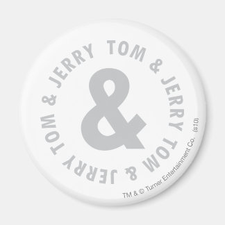 Aimant Logo 2 Tom et Jerry Round