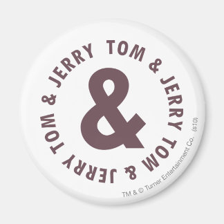 Aimant Logo 8 Tom et Jerry Round