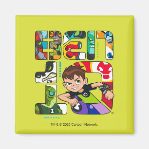 Aimant Logo Alien Ben 10