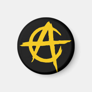 Aimant Logo Ancap Libertaire - M1