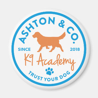 Aimant Logo Ashton & Co. K9 Academy 2c
