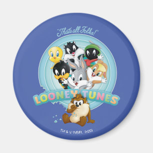 Aimant Logo Baby LOONEY TUNES™   C'est fini les amis