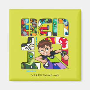 Aimant Logo Ben 10 Alien