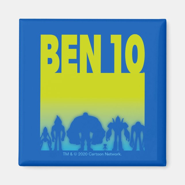 Aimant Logo Ben 10 Alien Line (Devant)