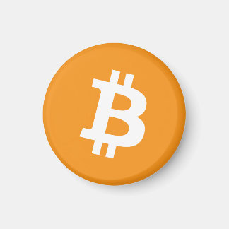Aimant Logo Bitcoin Cryptomonnaie