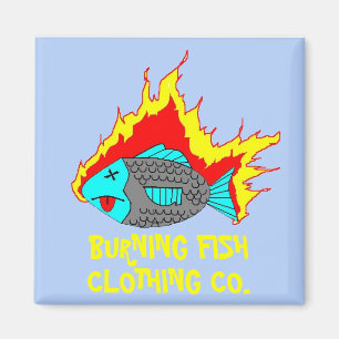 AIMANT LOGO BRÛLANT DE POISSONS