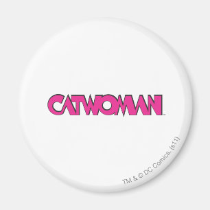 Aimant Logo Catwoman rose