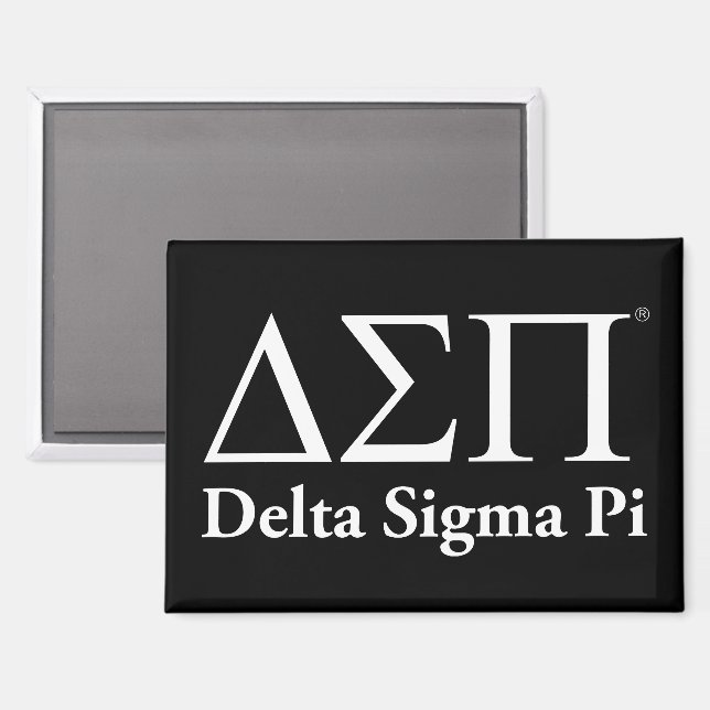 Aimant Logo Classique Delta Sigma Pi (Recto/Verso)