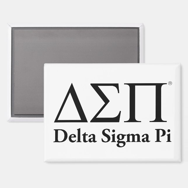 Aimant Logo Classique Delta Sigma Pi (Recto/Verso)