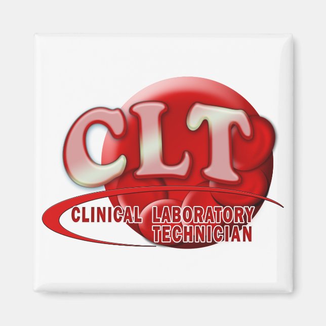 AIMANT LOGO CLT TECHNICIEN DE LABORATOIRE CLINIQUE SWOOSC (Devant)