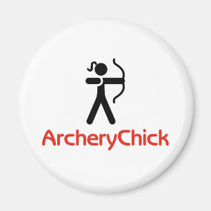 Aimant Logo d'ArcheryChick
