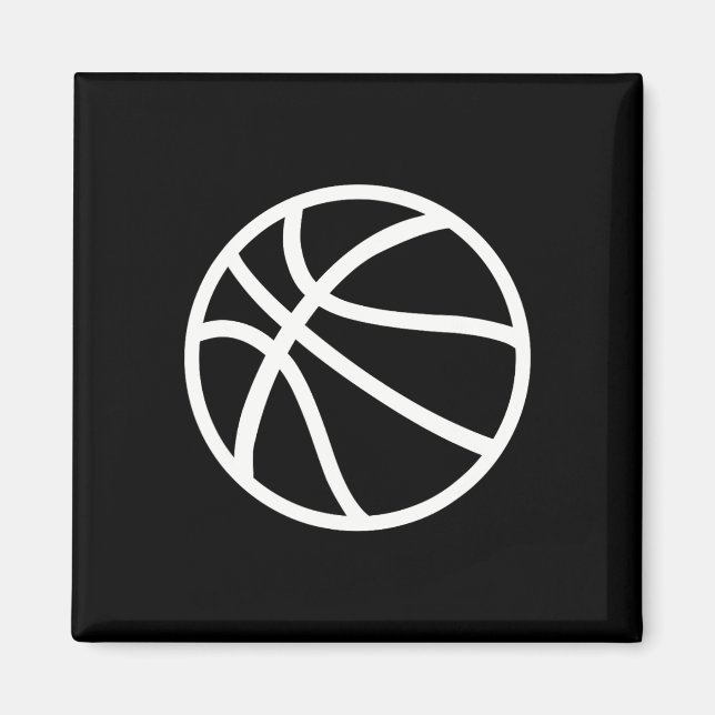 Aimant Logo de basket-ball (Devant)