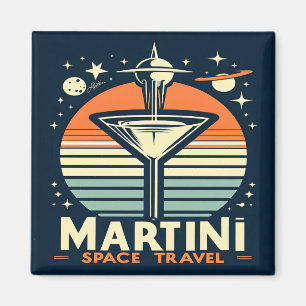 Aimant Logo de décollage de Martini Space Travel