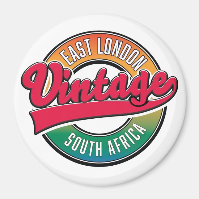 Aimant logo de East London Afrique du Sud (Devant)