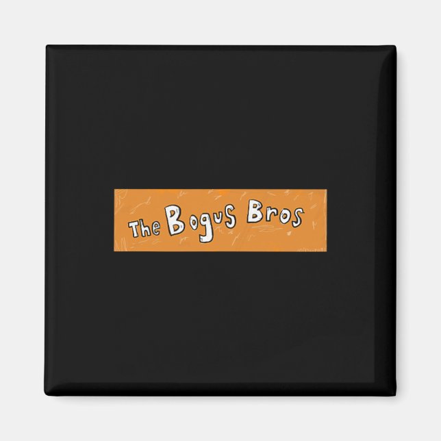 Aimant Logo de la boîte Heist Halloween Bogus Bros (Devant)