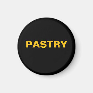 Aimant Logo de la boulangerie domestique PÂTISSERIE