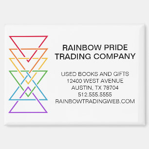 Aimant Logo de la fierté gay de la société Triangle Arc-e