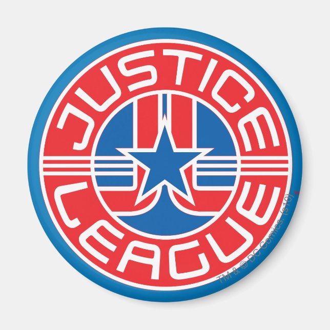 Aimant Logo de la Ligue de la Justice (Devant)