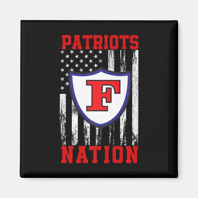 Aimant Logo De La Nation De Freedom Patriots (Devant)