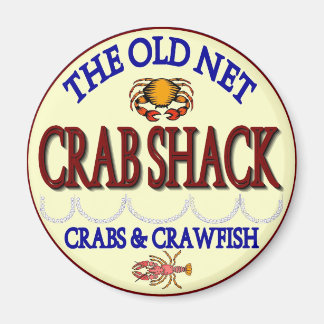 Aimant Logo de la vieille cabane de crabe