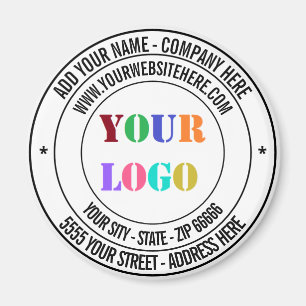 Aimant Logo de l'entreprise personnalisée et Modèle d'aim