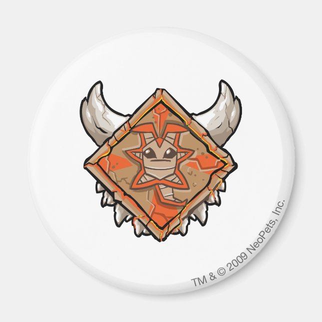 Aimant Logo de l'équipe Tyrannia (Devant)