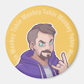 Aimant Logo de l'Sweat - shirt à capuche Tubin Monkey