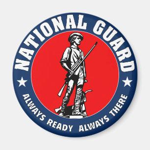 Aimant Logo de militaires de garde nationale d'armée