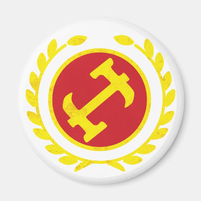 Aimant Logo de Stone Mason (Devant)