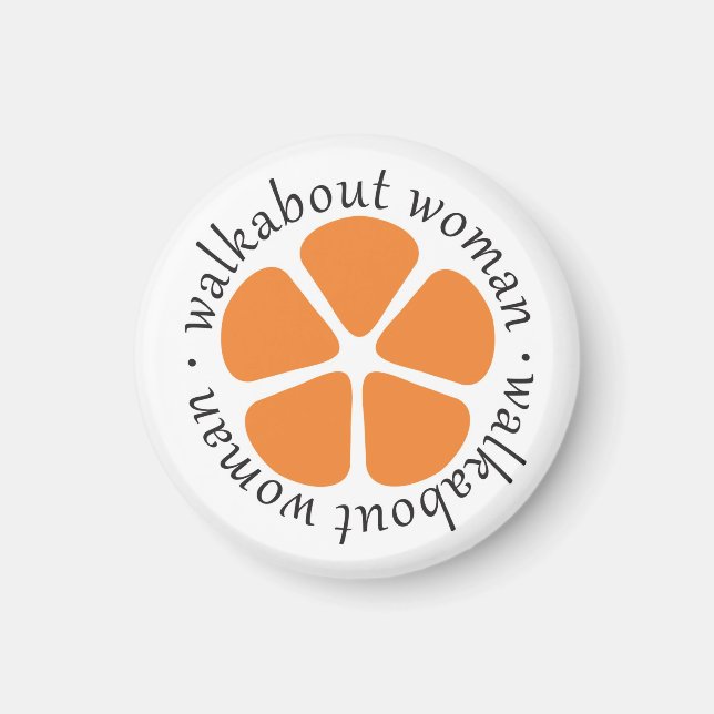 Aimant Logo de Walkabout Woman (Devant)