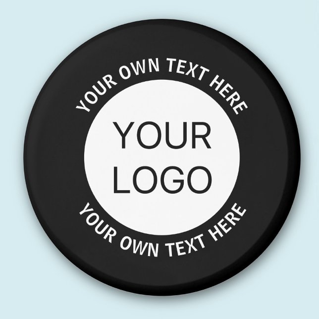 Aimant Logo d'entreprise ou toute image et texte modifiab (Créateur téléchargé)