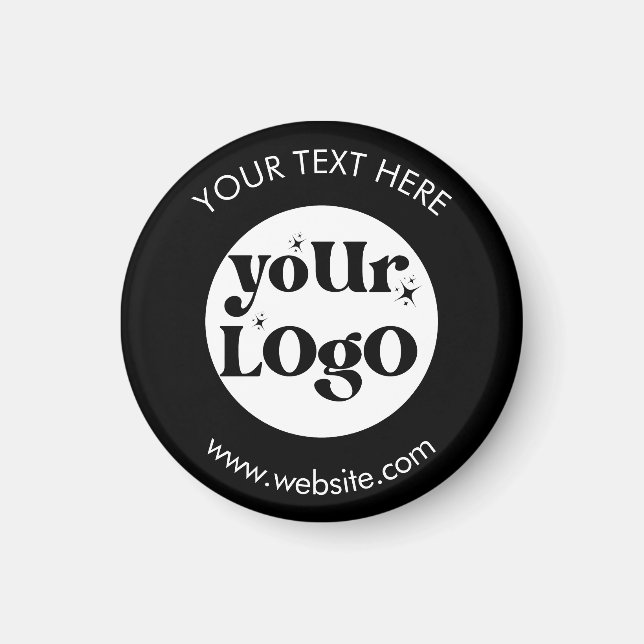 Aimant Logo d'entreprise personnalisé (Devant)
