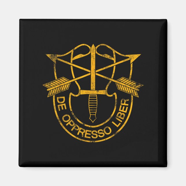 Aimant Logo des anciens combattants des forces spéciales  (Devant)