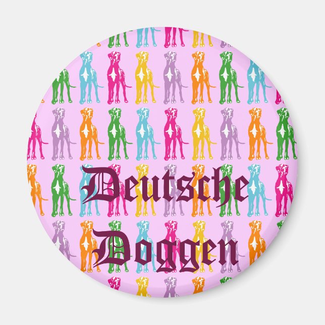 Aimant Logo des Dogues Allemands (Devant)