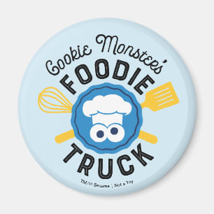 Aimant Logo du camion fourré de Cookie Monster